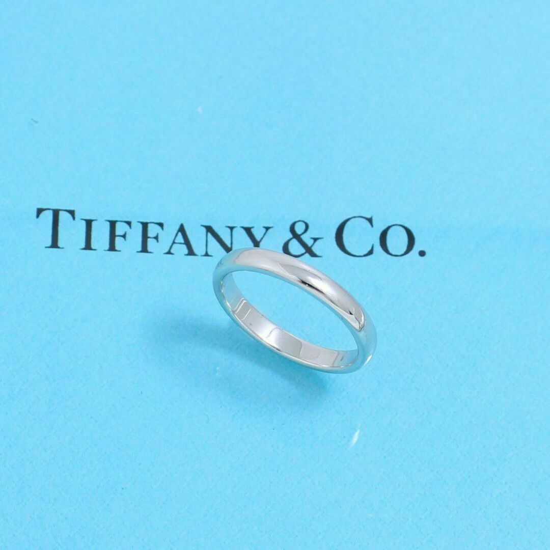 ティファニー TIFFANY PT950 15号 クラシックバンドリング 美品-