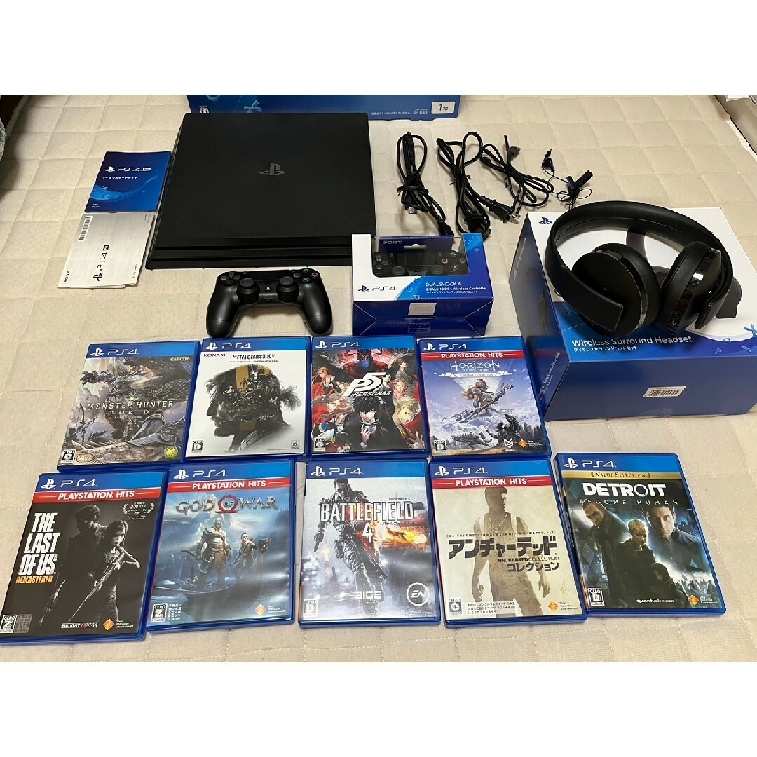 PS4pro本体 ＋専用ヘッドフォン - www.sorbillomenu.com