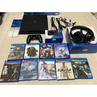 PS4Pro CUH-7000B ゲームソフト付き-