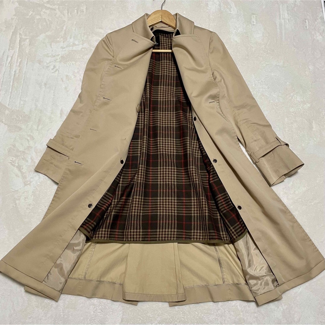 【美品】23区 トレンチコート ベージュ ライナー、ベルト付 チェック