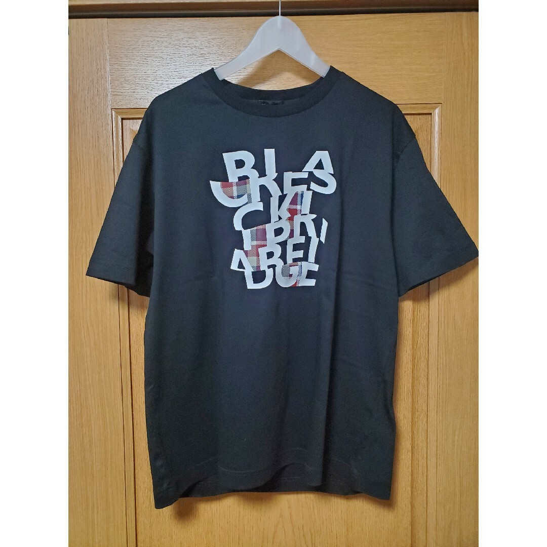 BLACK LABEL CRESTBRIDGE(ブラックレーベルクレストブリッジ)の【新品】ブラックレーベルクレストブリッジ　Tシャツ　黒　LL　バーバリー　185 メンズのトップス(Tシャツ/カットソー(半袖/袖なし))の商品写真