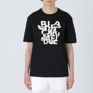 【新品未使用】ブラックレーベルクレストブリッジ ロゴグラフィック半袖Tシャツ M