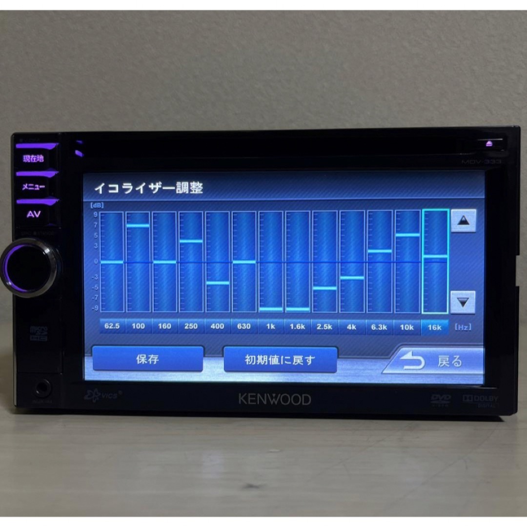 KENWOOD彩速ナビMDV-333 Bluetooth 最新地図更新済み