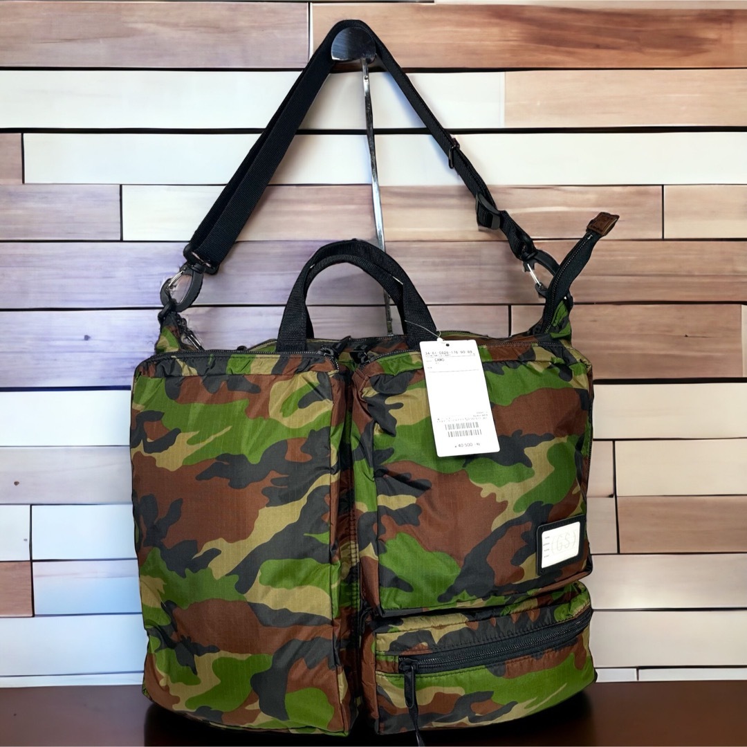 【希少】PORTER B印 ヨシダ(GS)別注カモフラ ヘルメットバッグ