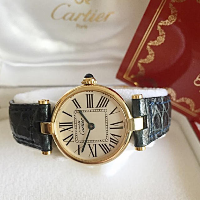 Cartier(カルティエ)の正規品  カルティエ マストヴァンドーム ヴェルメイユ 腕時計 レディースのファッション小物(腕時計)の商品写真