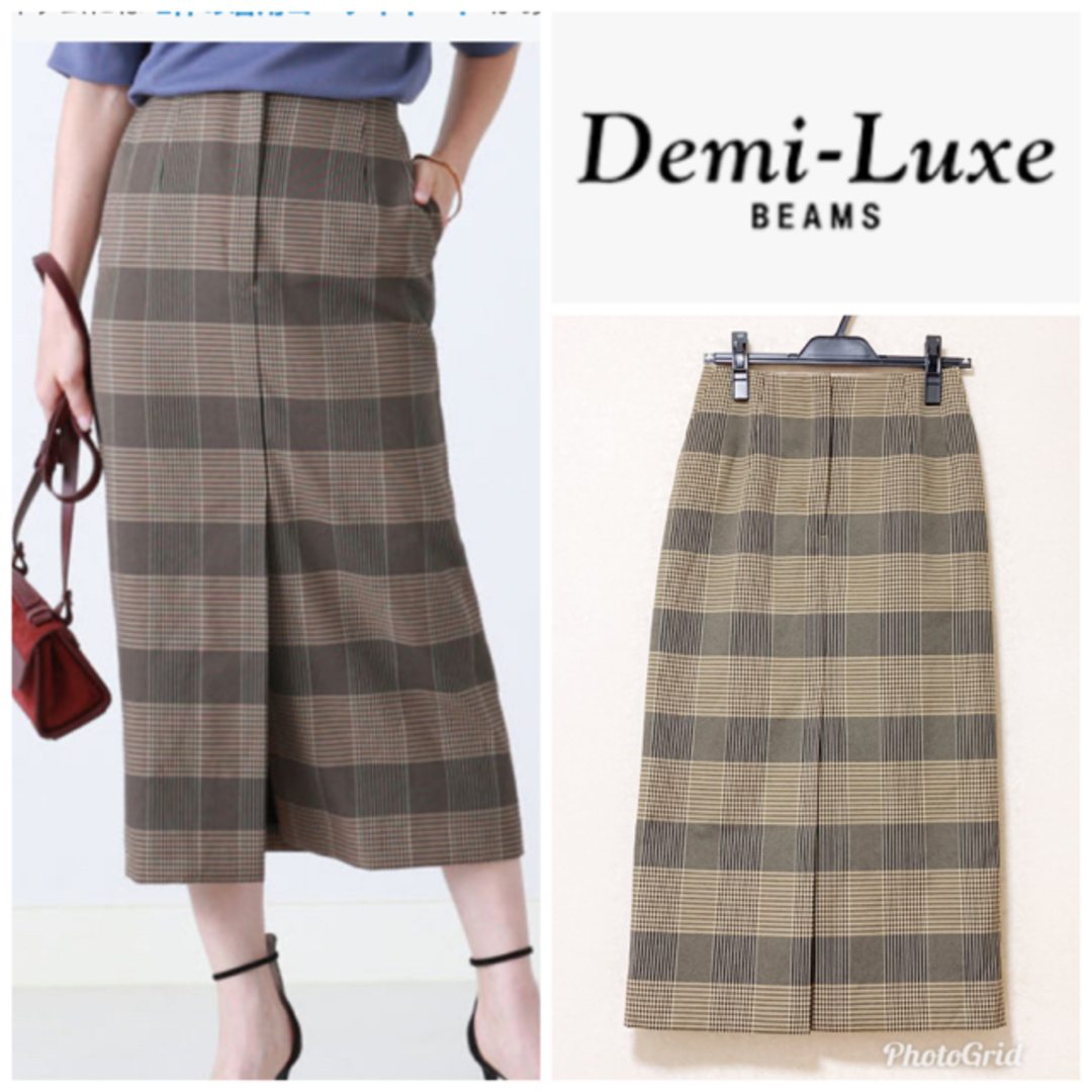 Demi-Luxe BEAMS(デミルクスビームス)のデミルクスビームス❤︎チェックスカート  レディースのスカート(ロングスカート)の商品写真