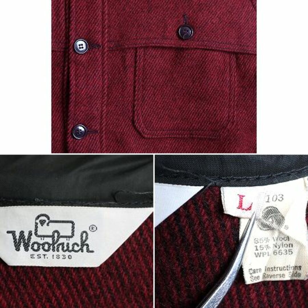 Woolrich 70S ウール  ジャケット マッキーノ ダブル アメリカ製