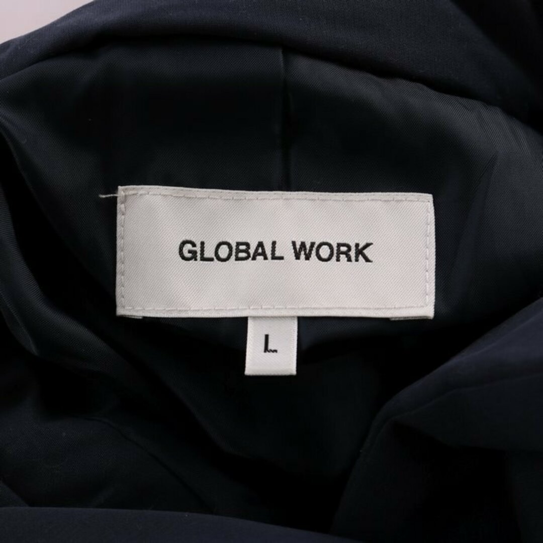グローバルワーク 中綿ブルゾン ジャケット アウター レディース Lサイズ ネイビー GLOBAL WORK 2