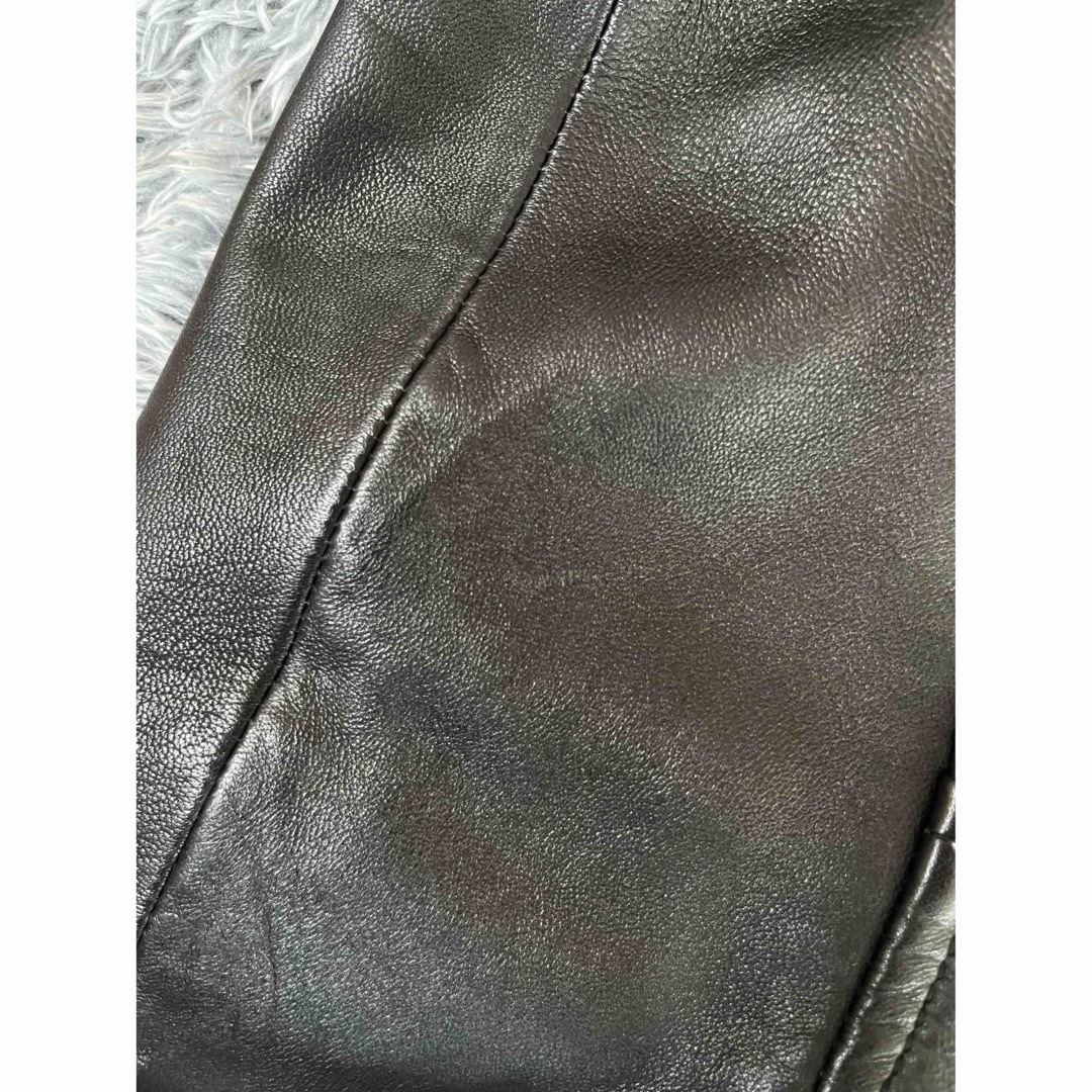 ZARA - 超美品!ZARA シープレザー 羊革 ダブルライダーズジャケットの