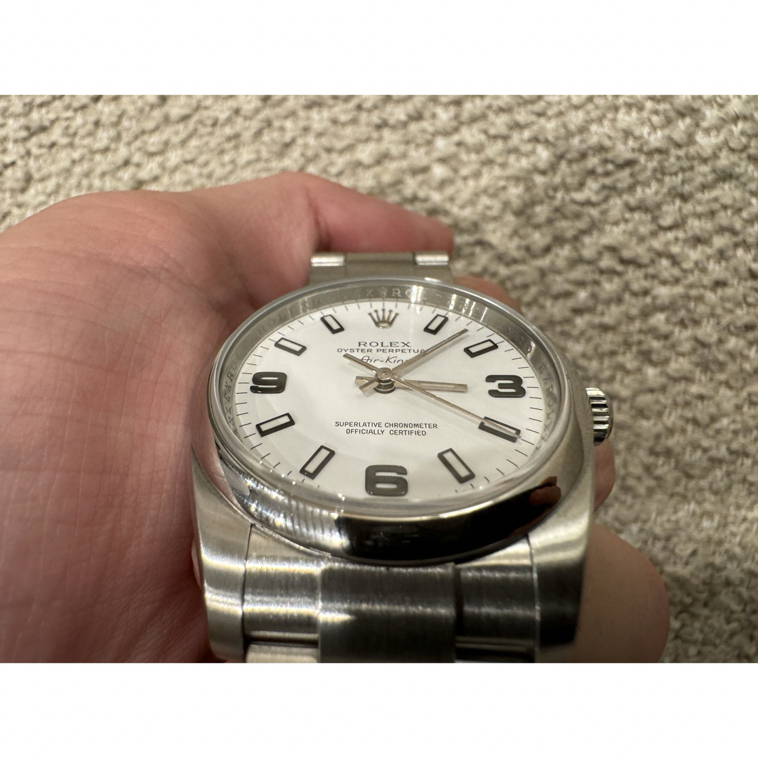 ROLEX(ロレックス)のロレックス 114200オイスターパーペチュアル エアキング　Ｍ番 メンズの時計(腕時計(アナログ))の商品写真