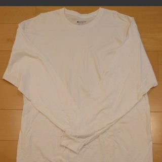 チャンピオン(Champion)のChampion ロンT 2XL  ホワイト(Tシャツ/カットソー(七分/長袖))