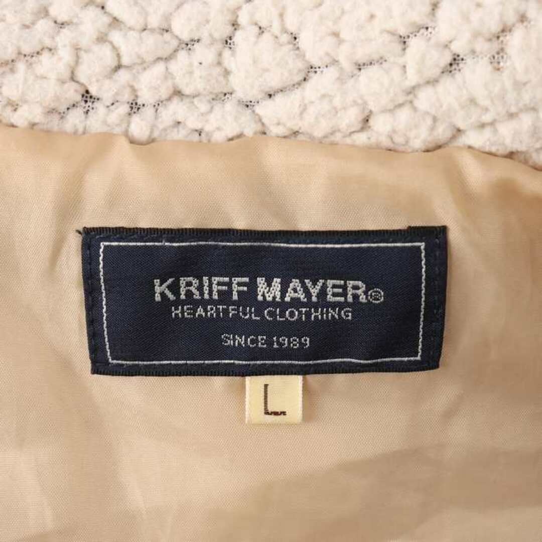 クリフメイヤー マウンテンパーカー 中綿入り ジャケット アウター ジャンパー 黒 レディース Lサイズ ブラック KRIFF MAYER