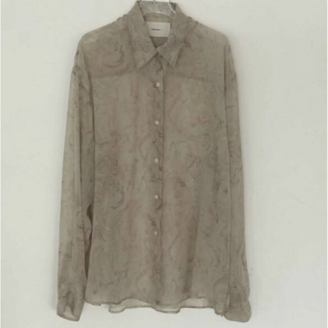 TODAYFUL Marble Sheer Shirts マーブルシアーシャツ