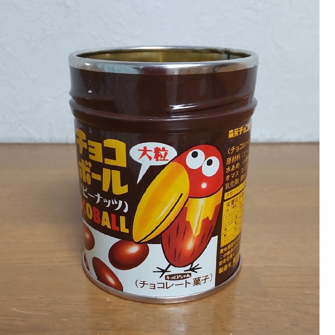 森永製菓(モリナガセイカ)のレトロ  チョコボール缶 エンタメ/ホビーのおもちゃ/ぬいぐるみ(キャラクターグッズ)の商品写真