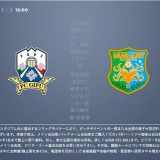 「FC岐阜 ヴァンラーレ八戸 サッカー 岐阜メモリアルセンター チケット1枚(サッカー)