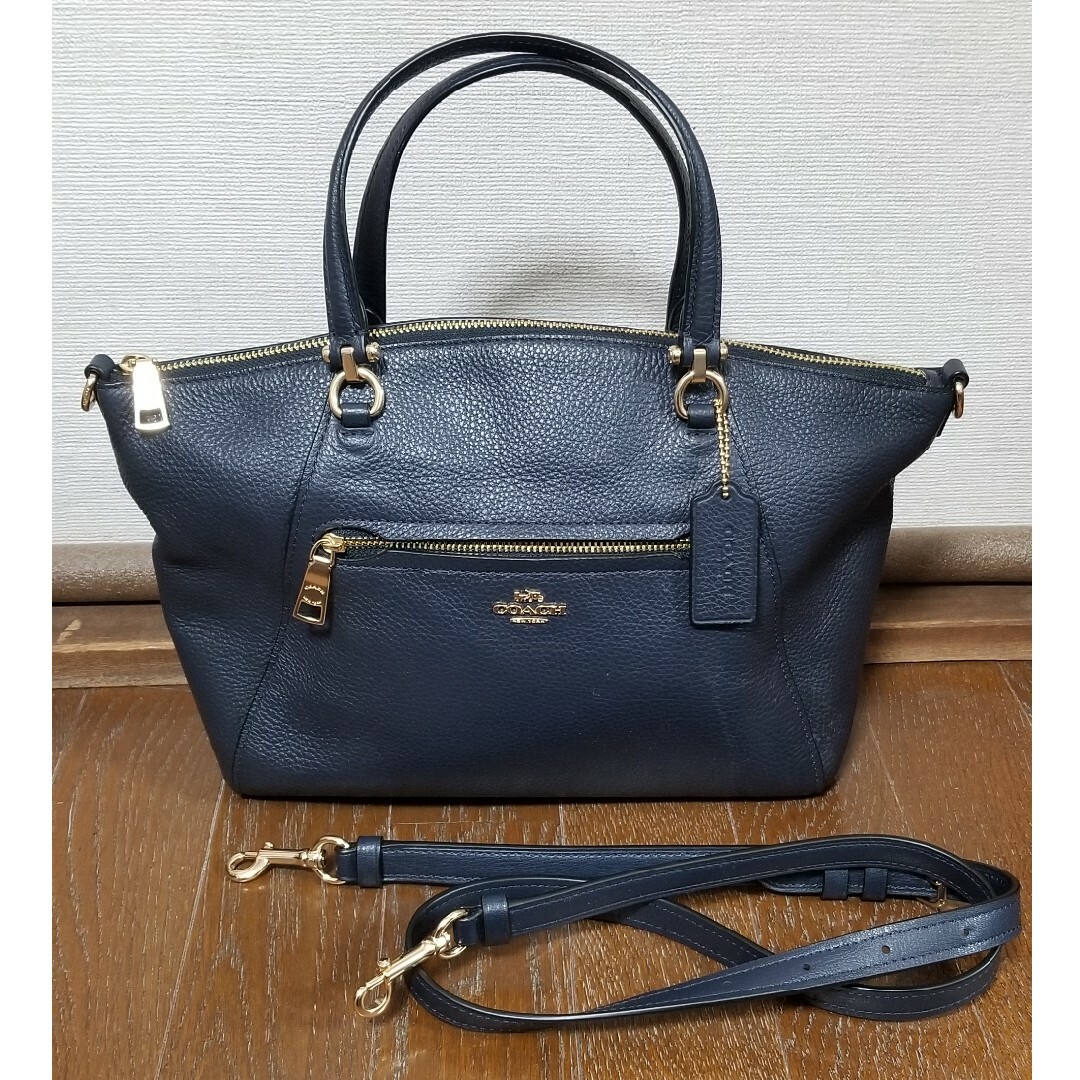 【値下げ！】新品未使用★COACHハンドバッグ★ショルダーストラップ付属レザー型番