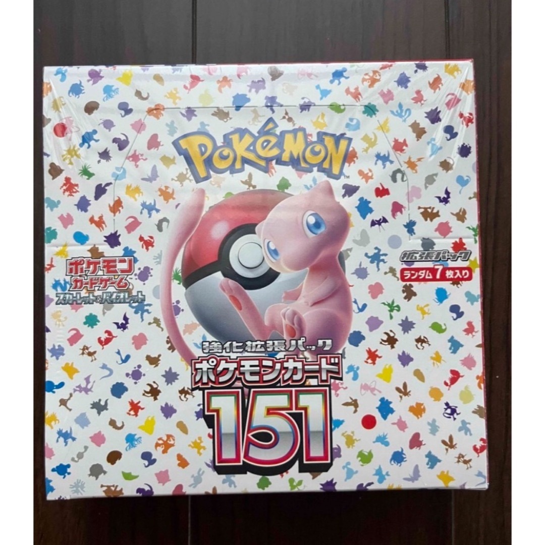 ポケモンカード151box シュリンク付トレーディングカード