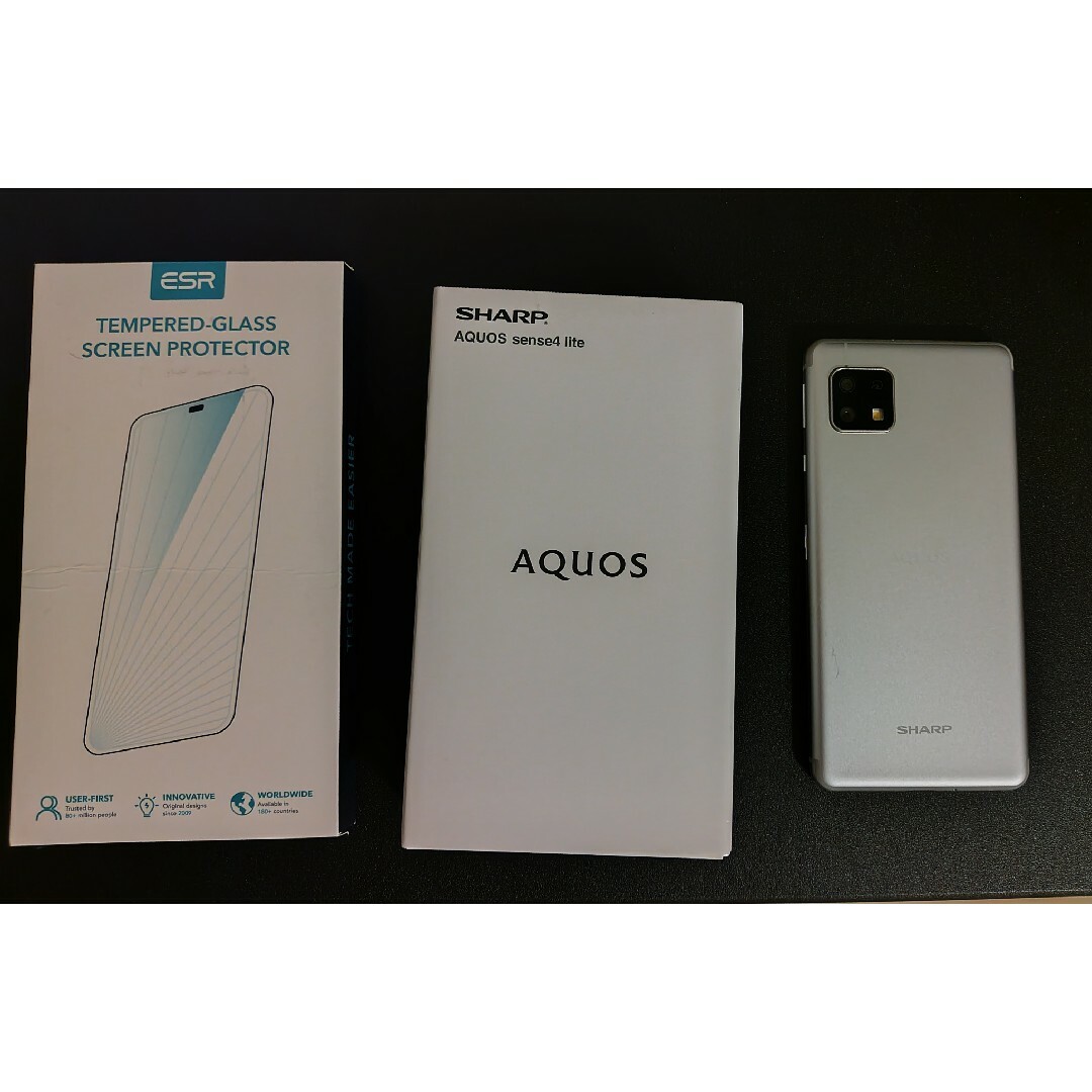 SHARP シャープ AQUOS sense4 lite 64GB シルバー S