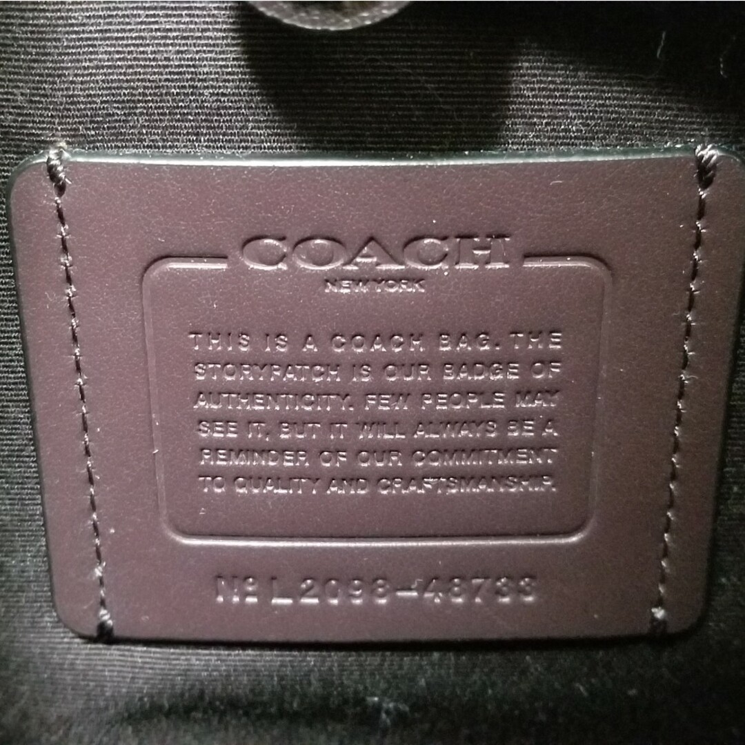 新品未使用★COACHショルダーバッグ★ショルダーストラップ付属