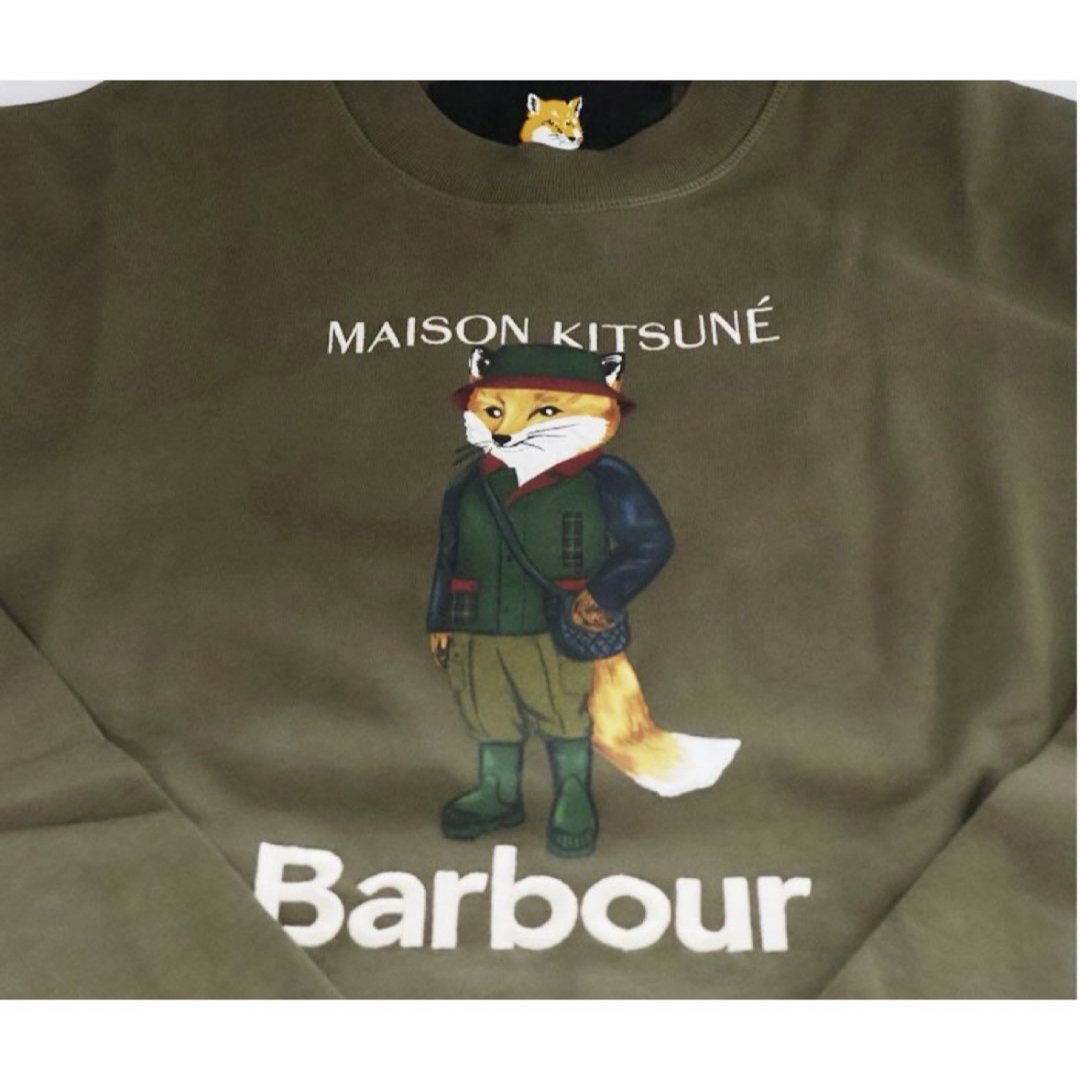 レア【Maison Kitsune×Barbour】コラボスウェット 1
