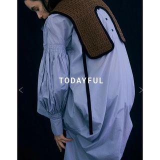 トゥデイフル(TODAYFUL)のTODAYFUL トゥデイフル　cordyarn piping best 美品(ベスト/ジレ)