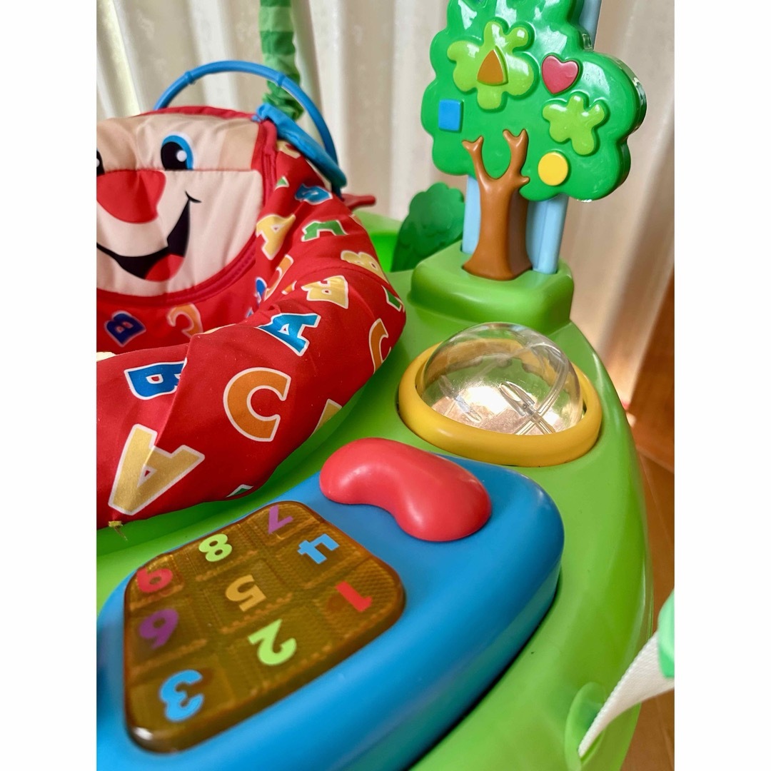 Fisher-Price(フィッシャープライス)の【お値下】フィッシャープライス ジャンパルー バイリンガル【説明書付、新品電池】 キッズ/ベビー/マタニティのおもちゃ(ベビージム)の商品写真