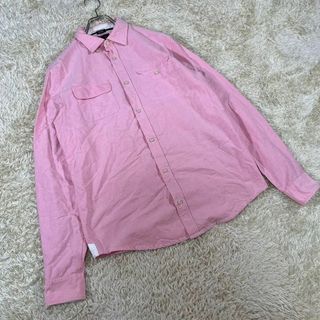 ARMANI JEANS (S) ピンク カジュアルシャツ Yシャツ 長袖