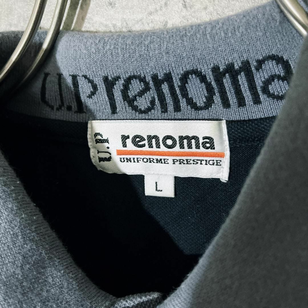 U.P renoma(ユーピーレノマ)の【送料無料】U.P renoma ユーピーレノマ ポロシャツ 長袖 L メンズのトップス(シャツ)の商品写真