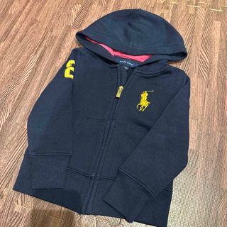 ラルフローレン(Ralph Lauren)の美品　ラルフローレン 裏起毛　パーカー 100 ビックポニー(ジャケット/上着)