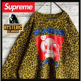 シュプリーム(Supreme)の【限定コラボ】シュプリーム　ヒステリックグラマー　スウェット　ヒョウ柄　入手困難(スウェット)