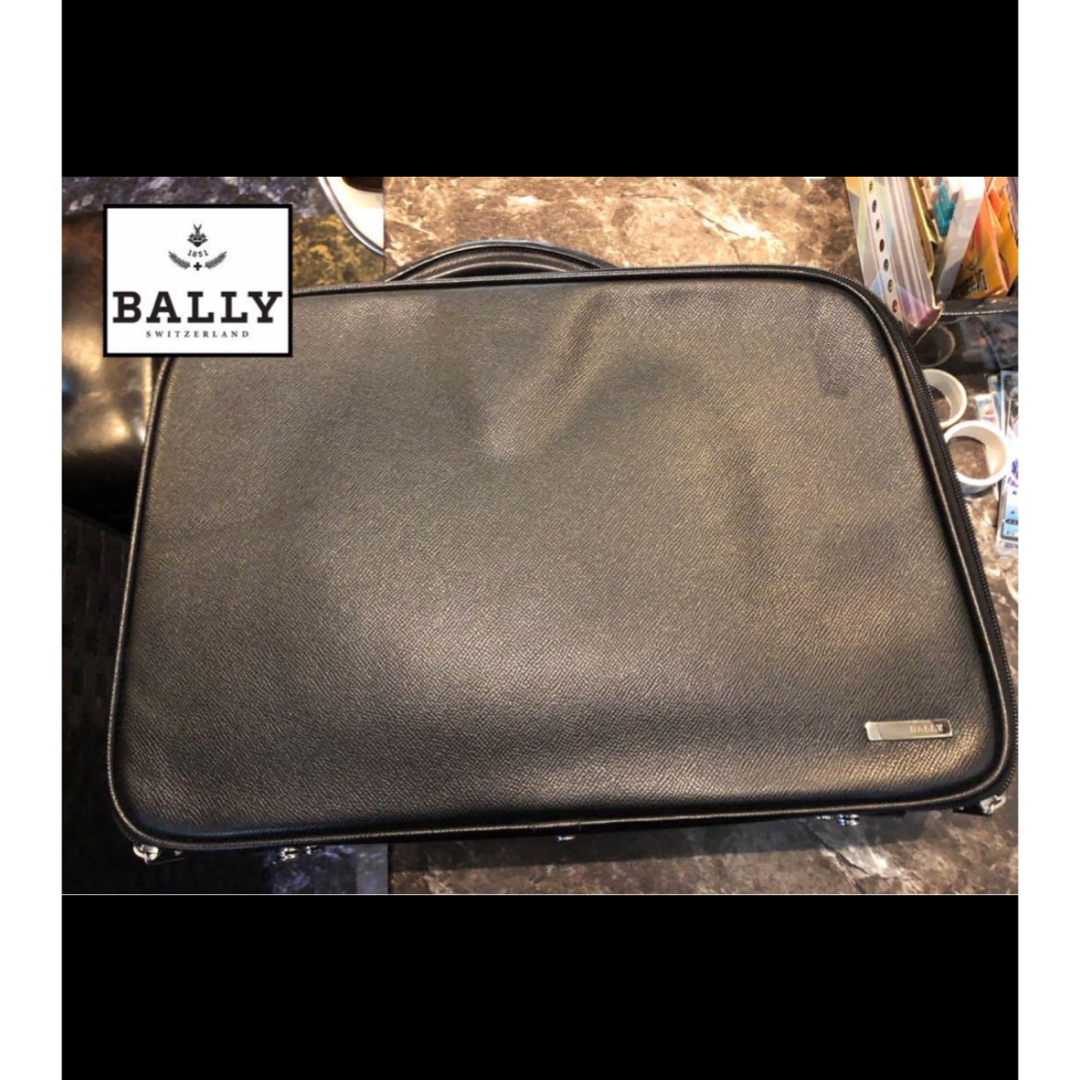 Bally bag レザー　バッグ　バリー　ビジネス　ブリーフケース