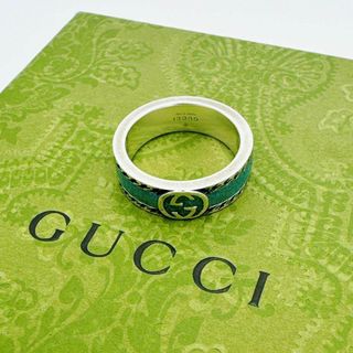 Gucci - GUCCI インターロッキングG 太め 22号 リング 指輪 #053788の