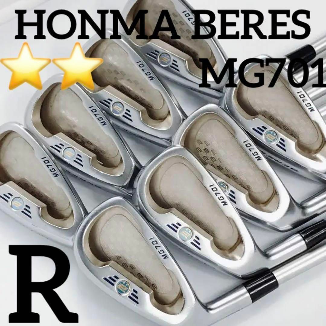本間ゴルフ - 貴重なレフティ!! HONMA BERES MG701 2星 MCI アイアンの