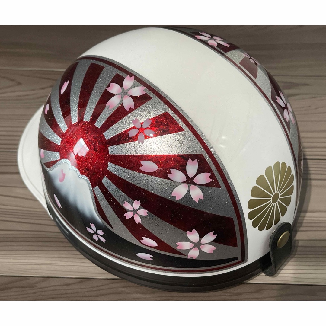 富士日章 コルク半 ヘルメット CBX400F 旭風防 ロケットカウル 富士日章 コルク半 ヘルメット CBX400F 旭風防 ロケットカウル