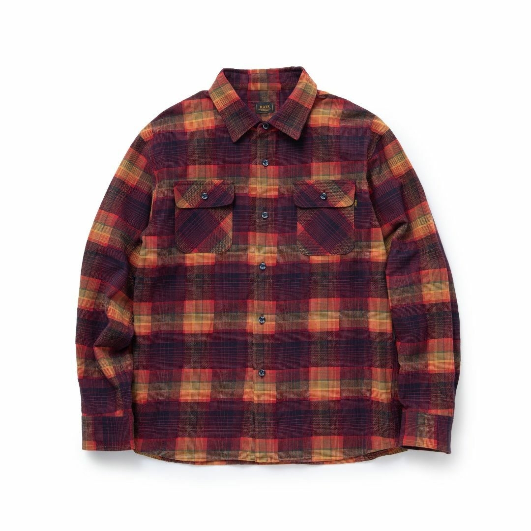 RATS - キムタク着 RATS ラッツ MULTI COLOR CHECK SHIRTの通販 by