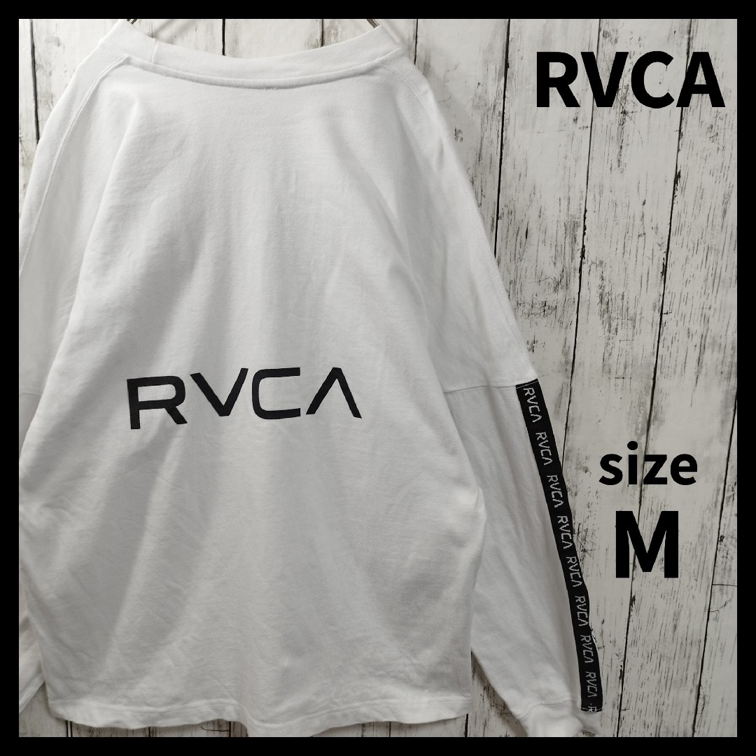 【人気デザイン】RVCA ルーカ バックロゴ ストリート ダウンジャケット 黒