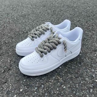 ナイキ(NIKE)のNIKE AIR FORCE1 ロープカスタム　レディース(スニーカー)