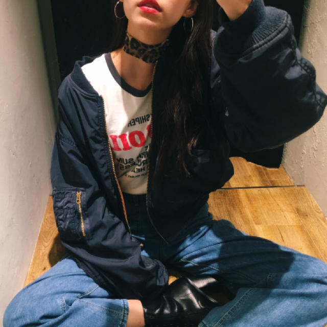 moussy(マウジー)の大人気完売！ moussy vintageMA-1 ヴィンテージ MA-1 レア レディースのジャケット/アウター(ブルゾン)の商品写真