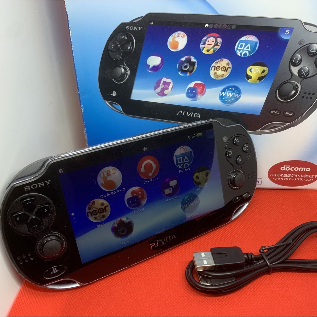 PSVita1100 有機EL/3G/Wi-Fi限定モデル+おまけ○不具合なし | フリマアプリ ラクマ