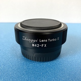 中一光学　LensTurbo2 M42-FX M42レンズをXマウントカメラ