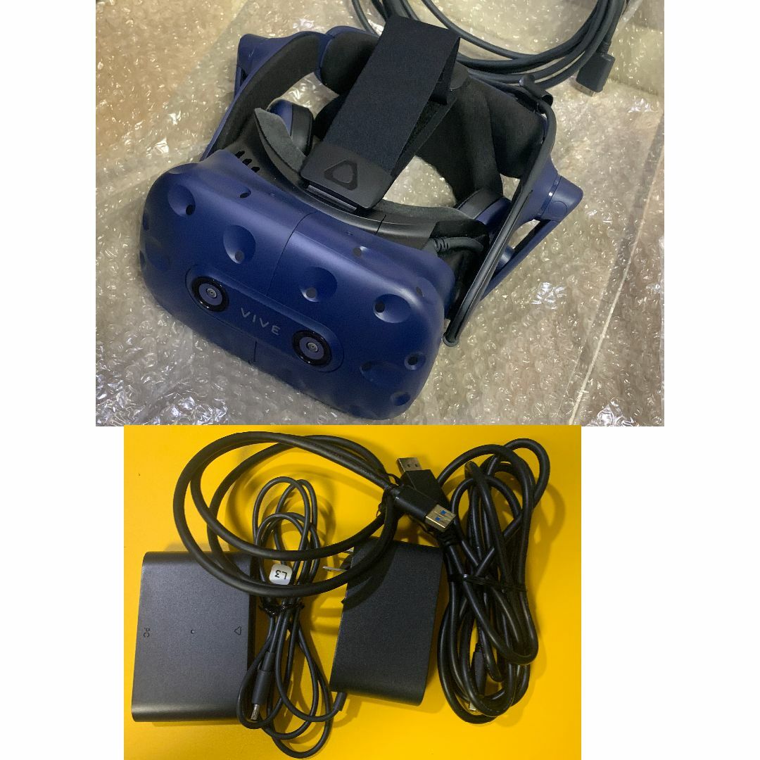 美品 HTC VIVE PRO ヘッドマウントディスプレイ スマホ/家電/カメラのPC/タブレット(PC周辺機器)の商品写真