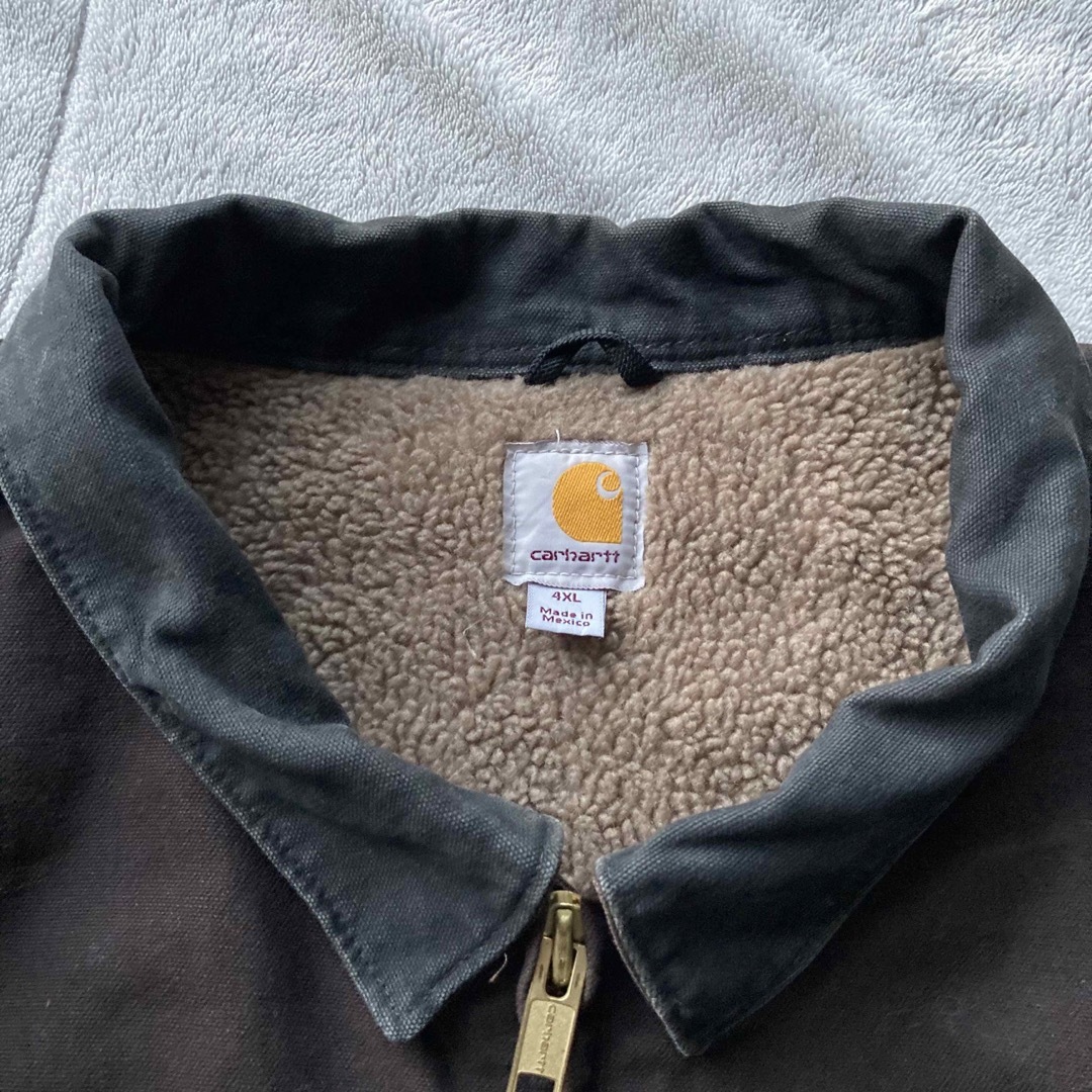 carhartt(カーハート)の希少　carhartt 裏地ボア　トラディショナルコート　4XL ビッグサイズ メンズのジャケット/アウター(ブルゾン)の商品写真