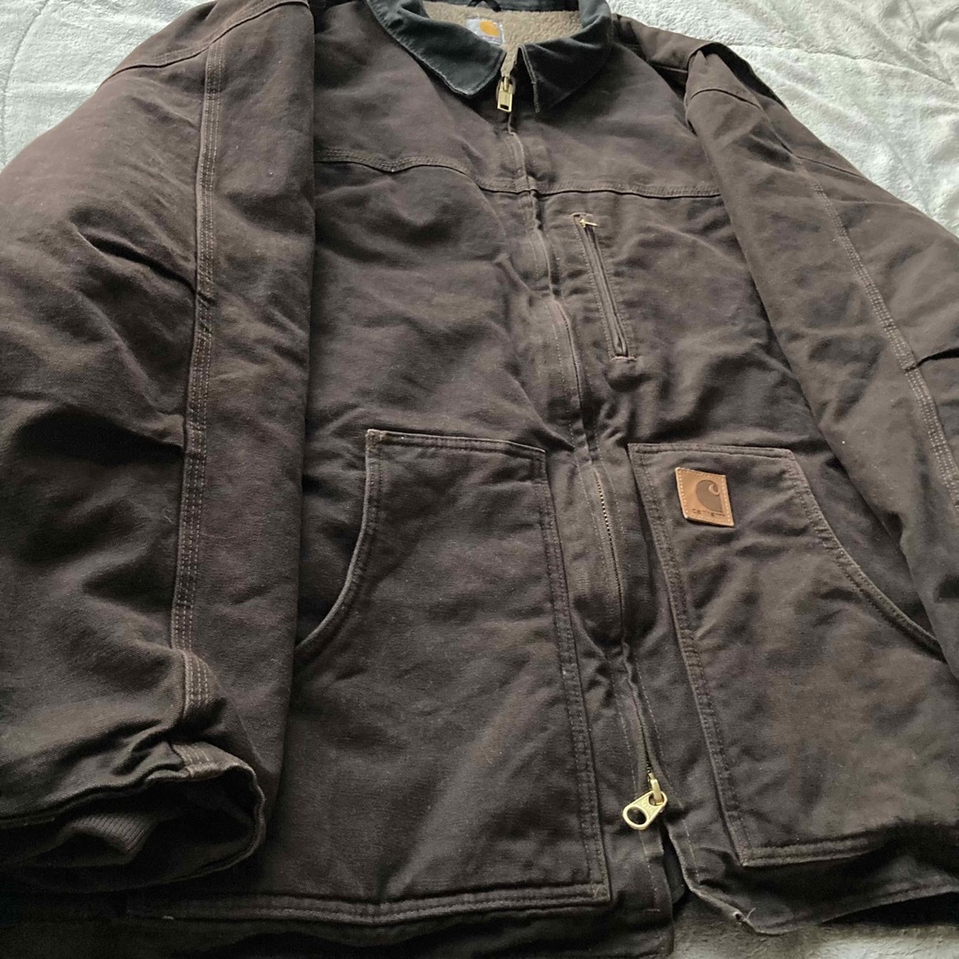 carhartt(カーハート)の希少　carhartt 裏地ボア　トラディショナルコート　4XL ビッグサイズ メンズのジャケット/アウター(ブルゾン)の商品写真