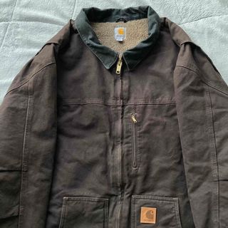 希少　carhartt 裏地ボア　トラディショナルコート　4XL ビッグサイズ