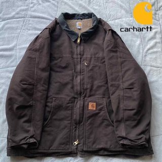 カーハート(carhartt)の希少　carhartt 裏地ボア　トラディショナルコート　4XL ビッグサイズ(ブルゾン)