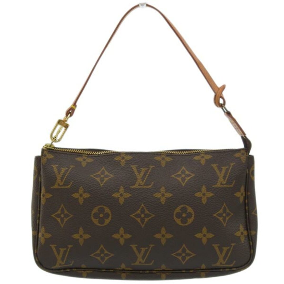 ポーチLOUIS VUITTON ルイヴィトン モノグラム ポシェット アクセソワール ポーチ M51980 ブラウン gy