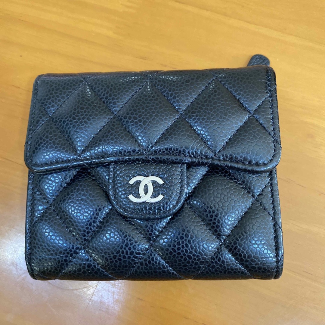 シャネル　CHANEL 財布　ミニ財布　二つ折り　マトラッセ