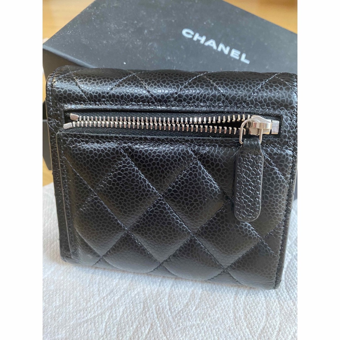 シャネル　CHANEL 財布　ミニ財布　二つ折り　マトラッセ