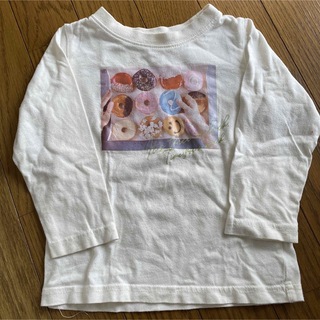 アプレレクール(apres les cours)の長袖Tシャツ　ドーナツプリント　アプレレクール　90cm(Tシャツ/カットソー)
