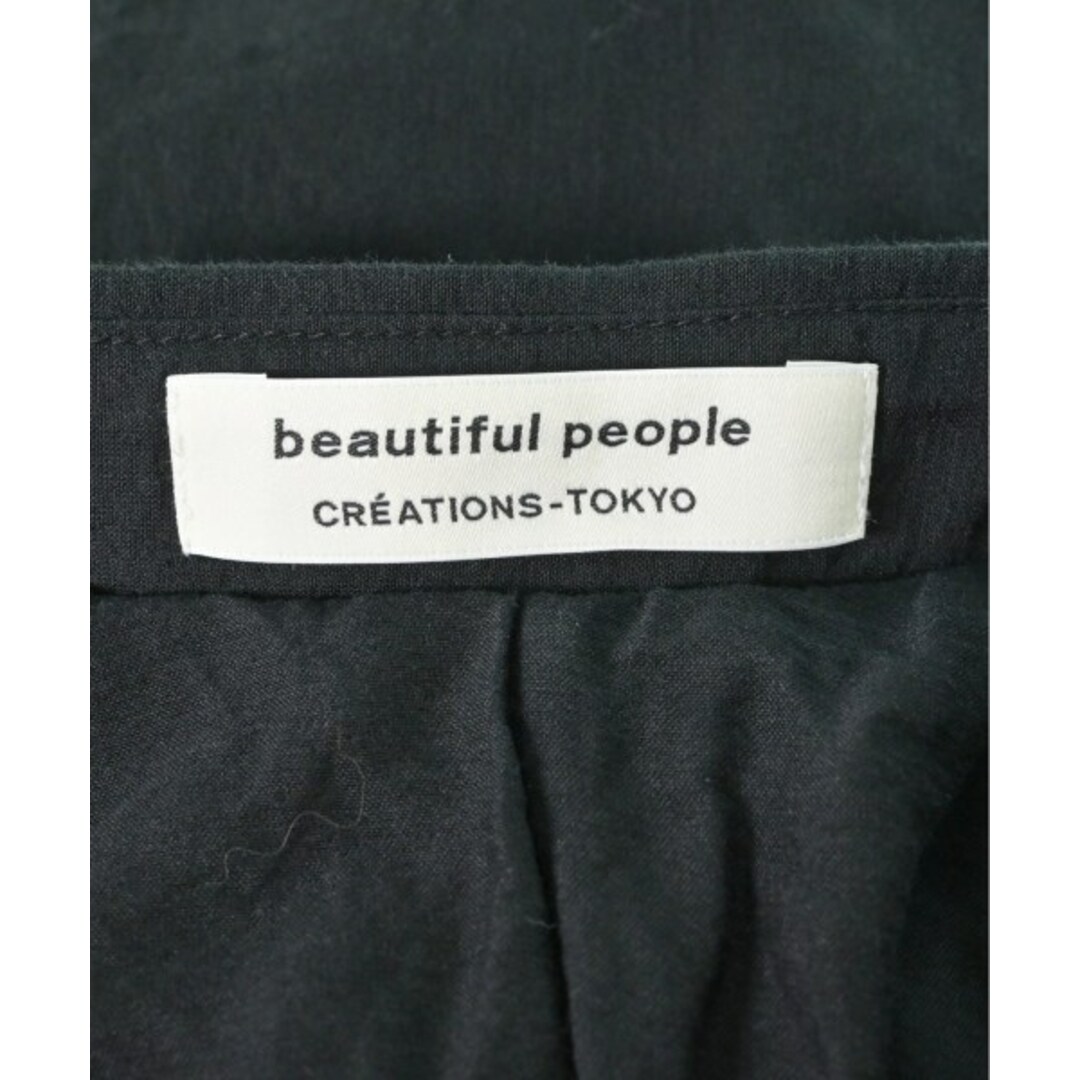 beautiful people ひざ丈スカート 36(S位) 黒